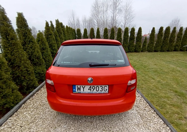 Skoda Fabia cena 8999 przebieg: 283000, rok produkcji 2013 z Wołów małe 106